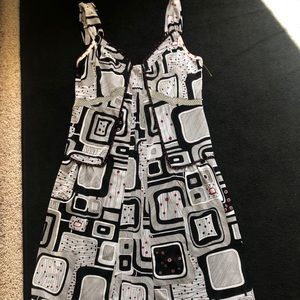 Black and white dress